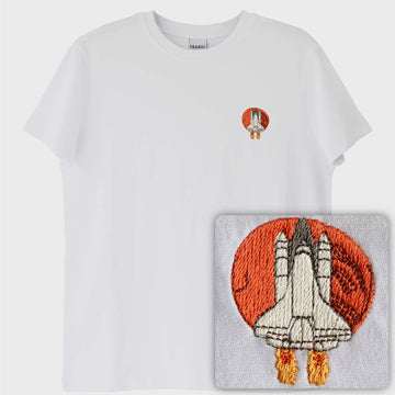 Hedef Mars T-Shirt (Nakış, %100 Pamuk)