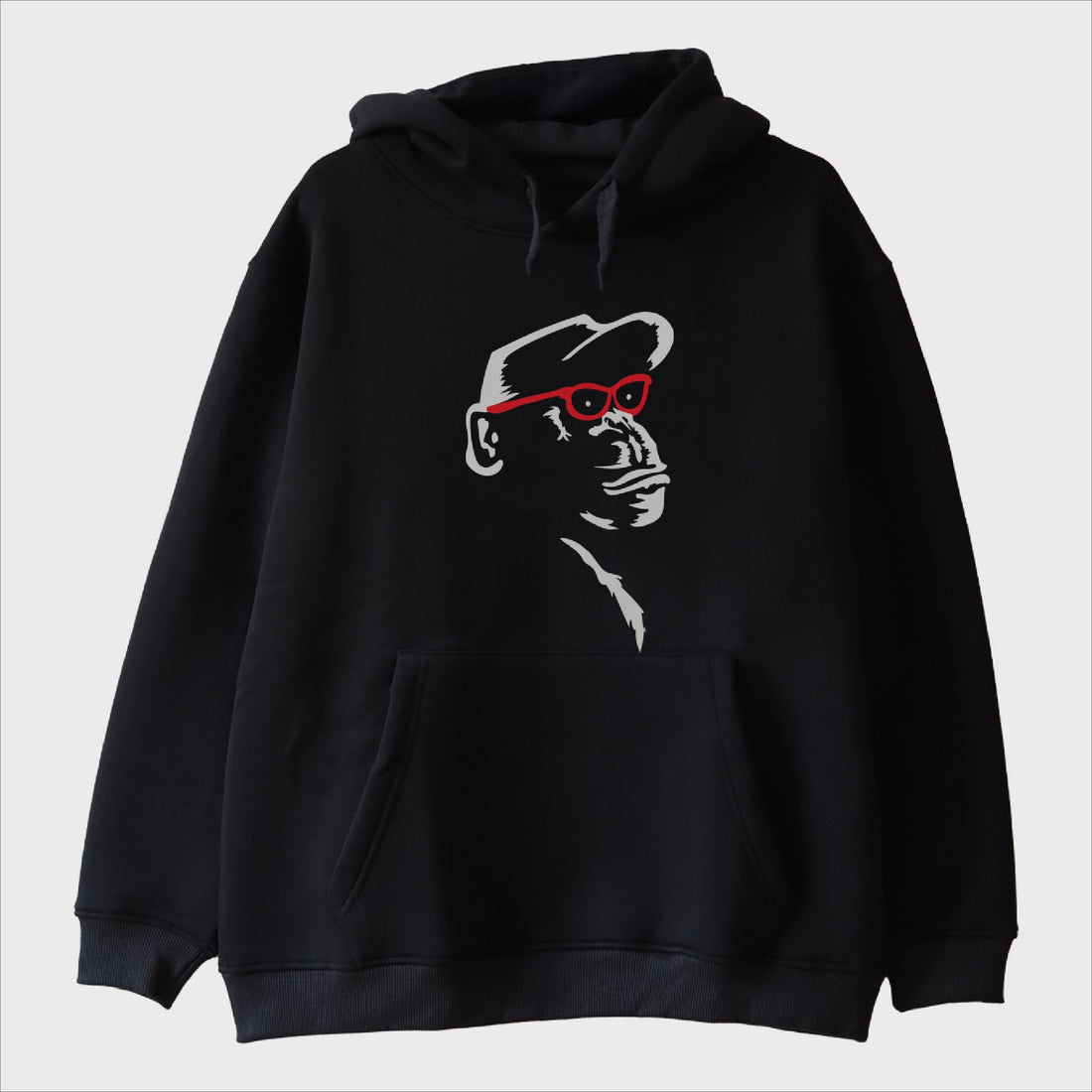''Cool Chimp with Red Glasses'' Sweatshirt