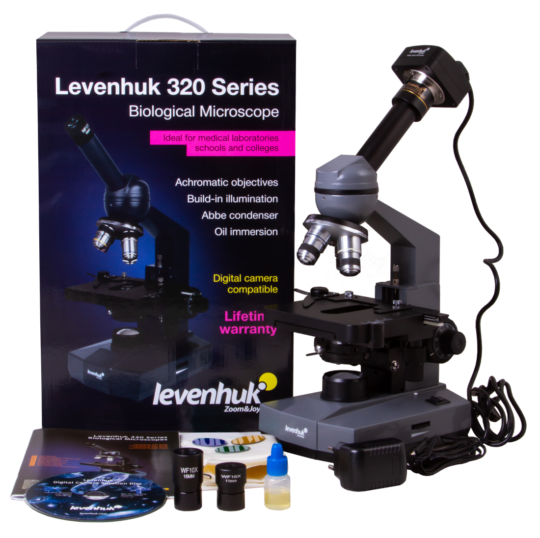 Levenhuk D320L PLUS 3,1 M Dijital Monoküler Mikroskop