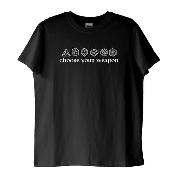 "Choose Your Weapon": RPG Zar T-Shirt
