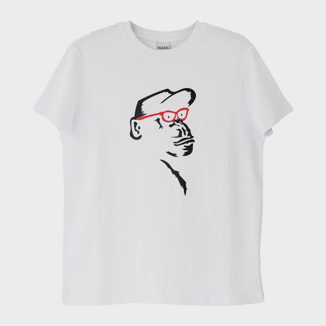 "Cool Chimp with Red Glasses" T-Shirt