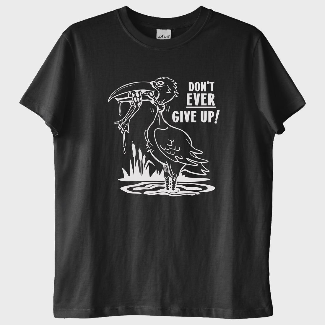"Don't Ever Give Up": Doğal Seçilim T-Shirt