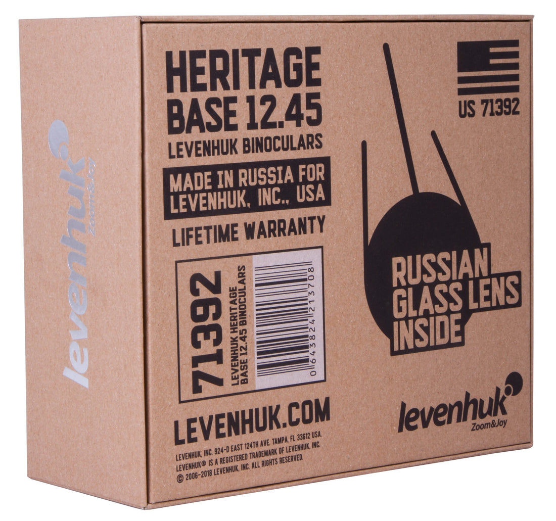 Levenhuk Heritage BASE 12x45 Binoküler Dürbün