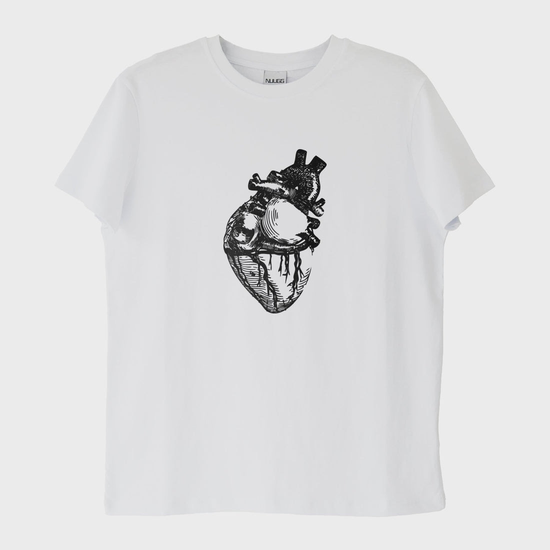 Kalp T-Shirt (Baskı, %100 Pamuk)