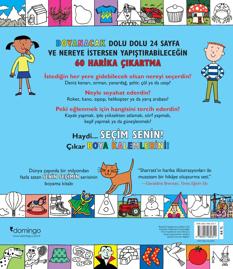 Senin Seçimin Boyama Kitabı