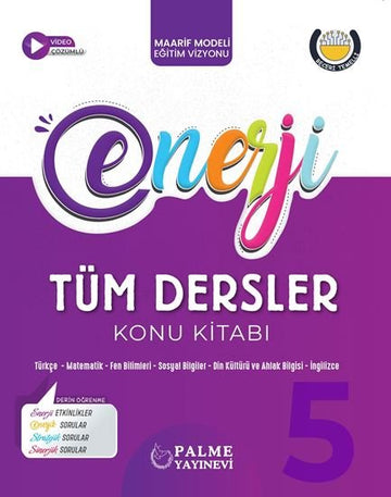 PALME 5.SINIF TÜM DERSLER KONU KİTABI
