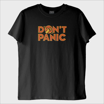 "Don't Panic": Hitchhiker's Guide to the Galaxy T-Shirt