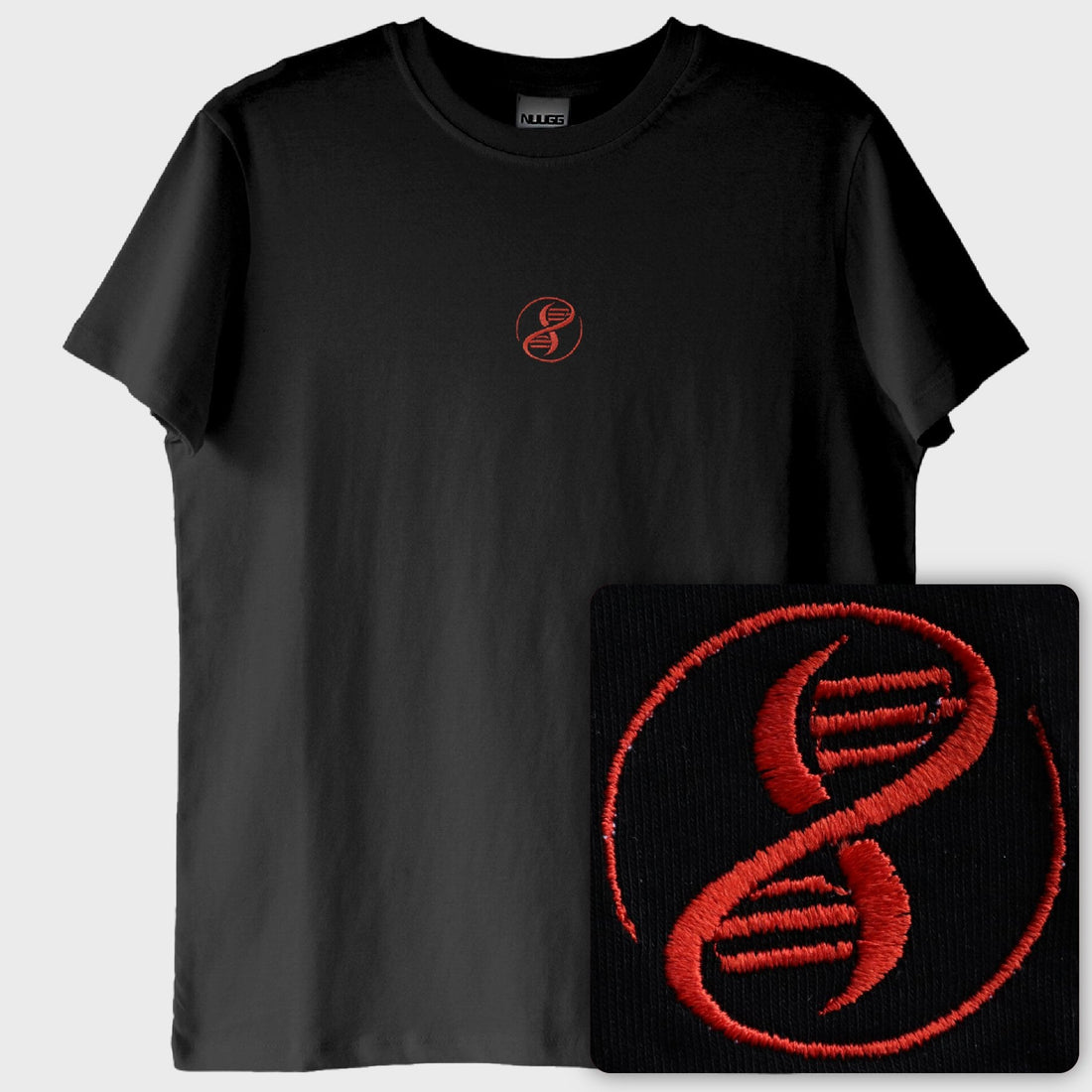 Evrim Ağacı: EA Logolu T-Shirt (Nakış, %100 Pamuk)
