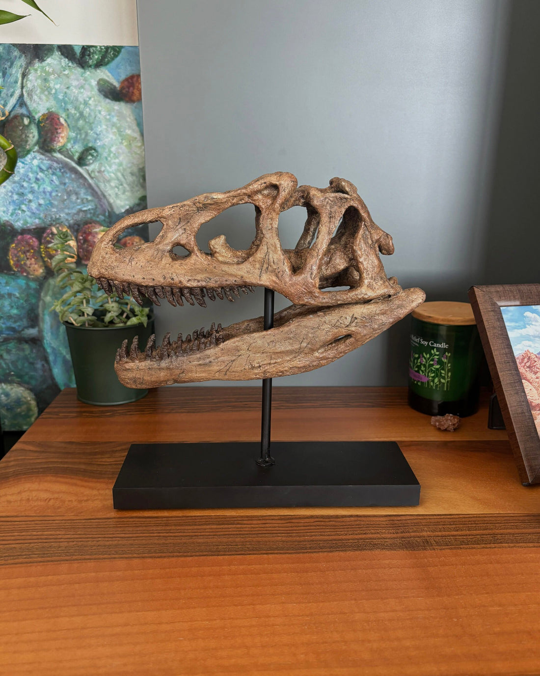 Allosaurus Seramik Heykel