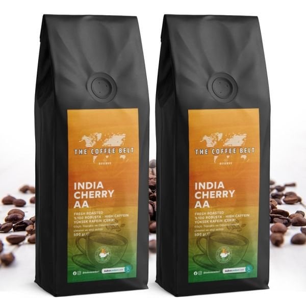 India Cherry AA Robusta Yöresel Kahve 1000 gr.