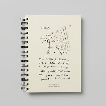 Darwin Yaşam Ağacı A5 Defter - 120gr 80 Yaprak Ivory (Fil Dişi)