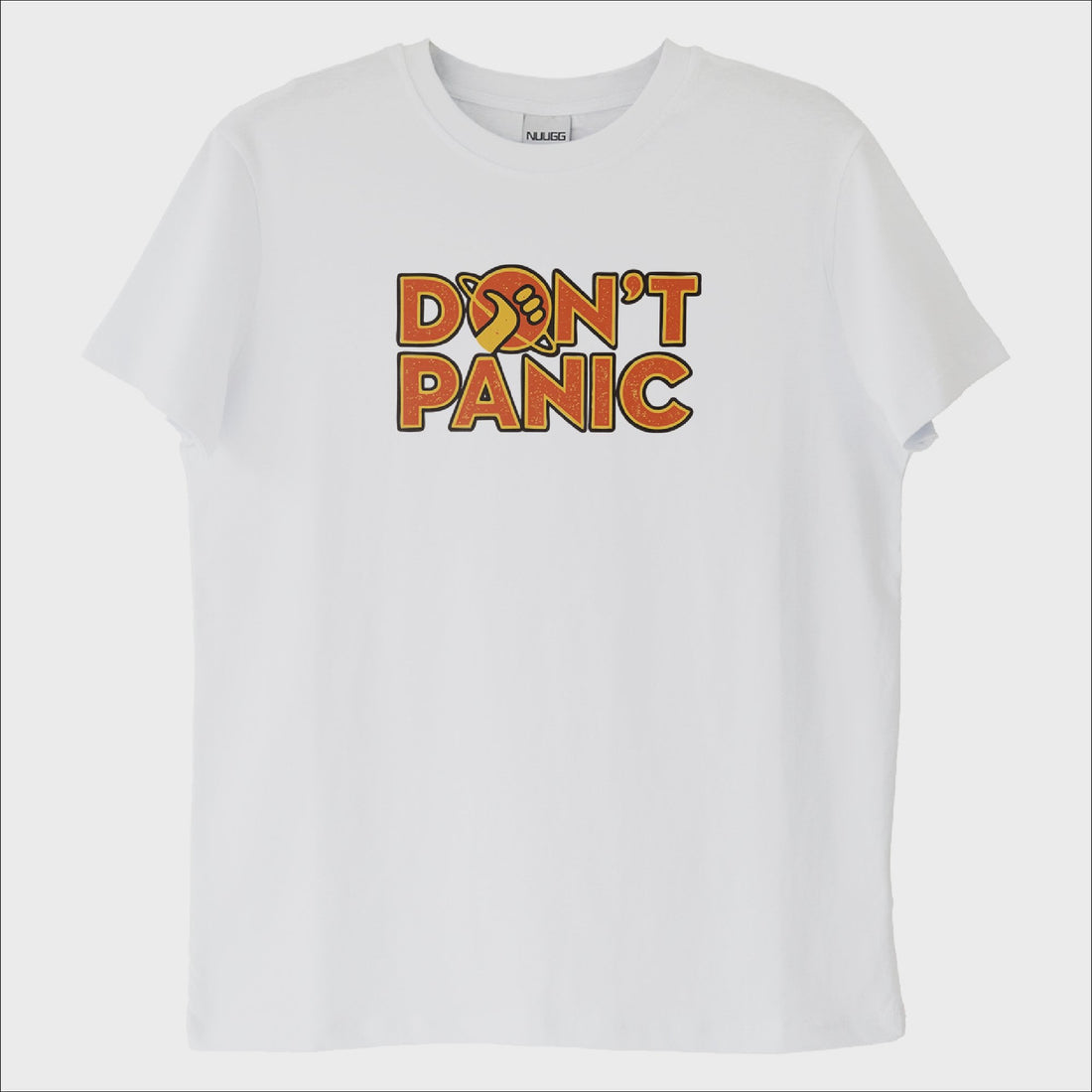 "Don't Panic": Hitchhiker's Guide to the Galaxy T-Shirt