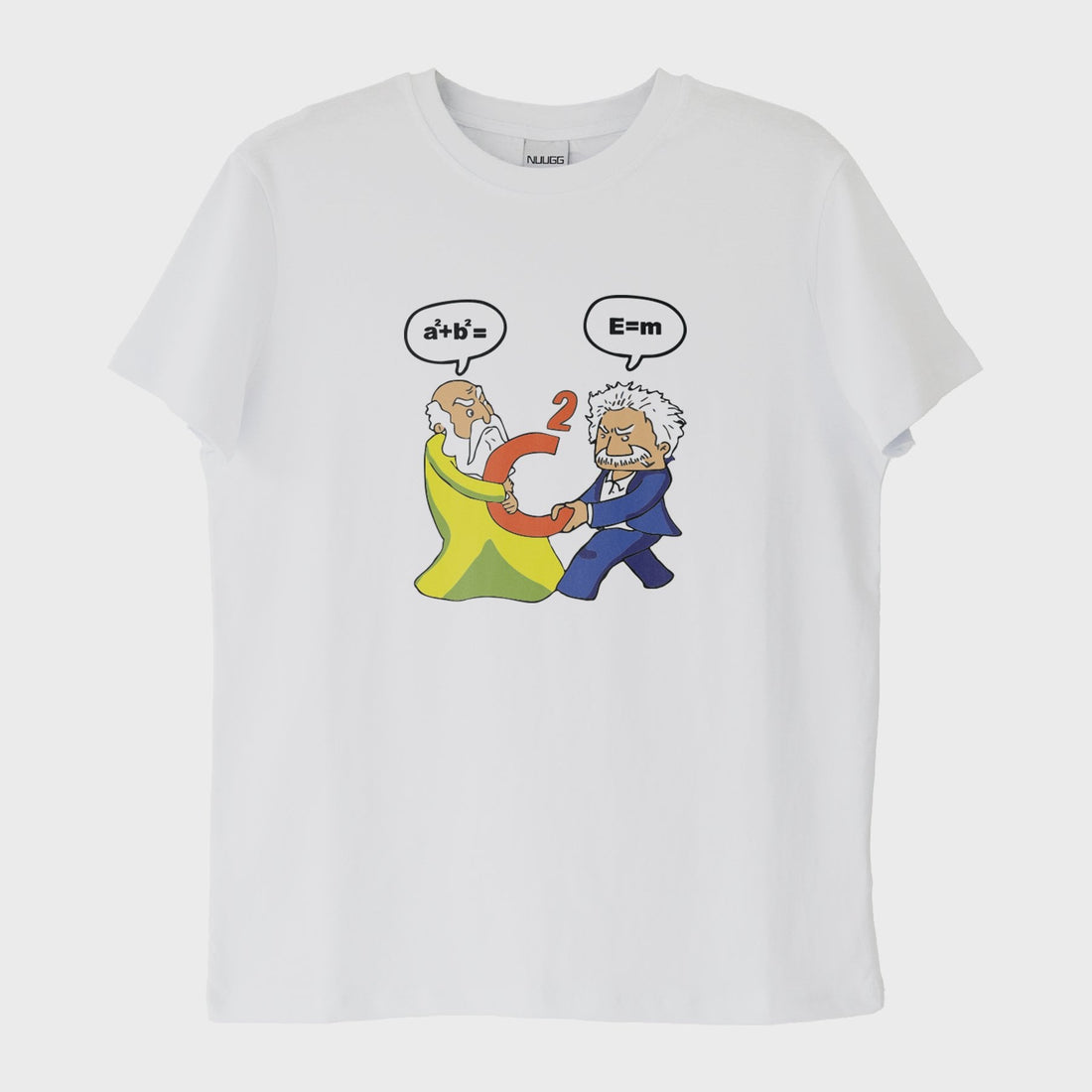 "C Kavgası": Einstein vs. Pisagor T-Shirt
