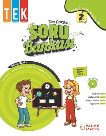 PALME 2.SINIF TEK TÜM DERSLER SORU BANKASI YENİ NESİL