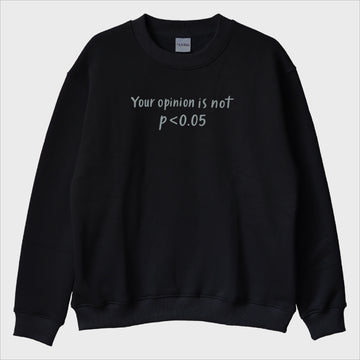 "Your Opinion is not" Sweatshirt