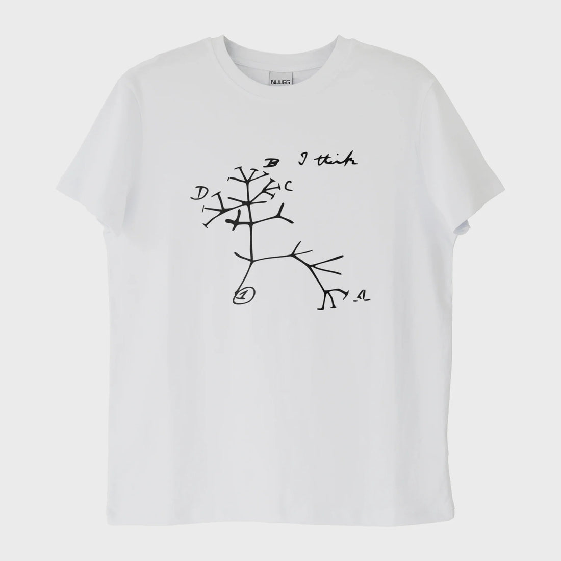 '' "I think...": Darwin'in Yaşam Ağacı'' T-Shirt