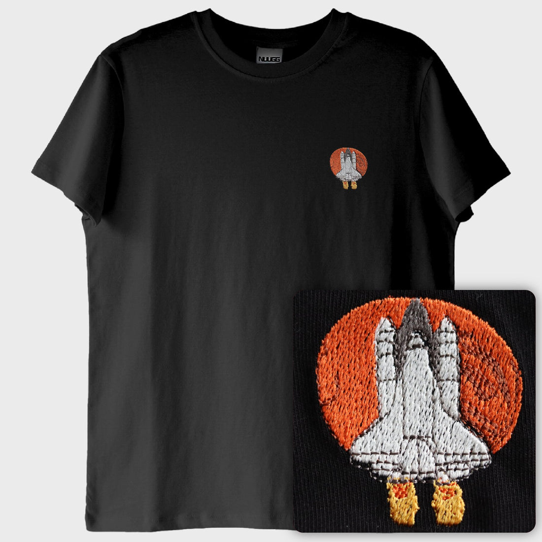 Hedef Mars T-Shirt (Nakış, %100 Pamuk)
