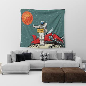 Mars’a Yolculuk (Kumaş Poster)