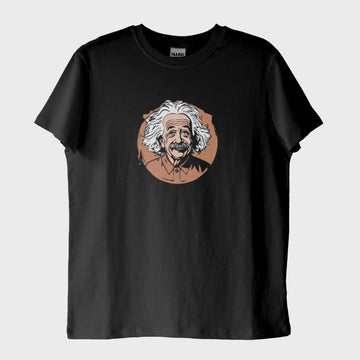 Albert Einstein T-Shirt (Baskı, %100 Pamuk)