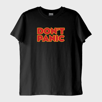 "Don’t Panic": Otostopçunun Galaksi Rehberi T-Shirt