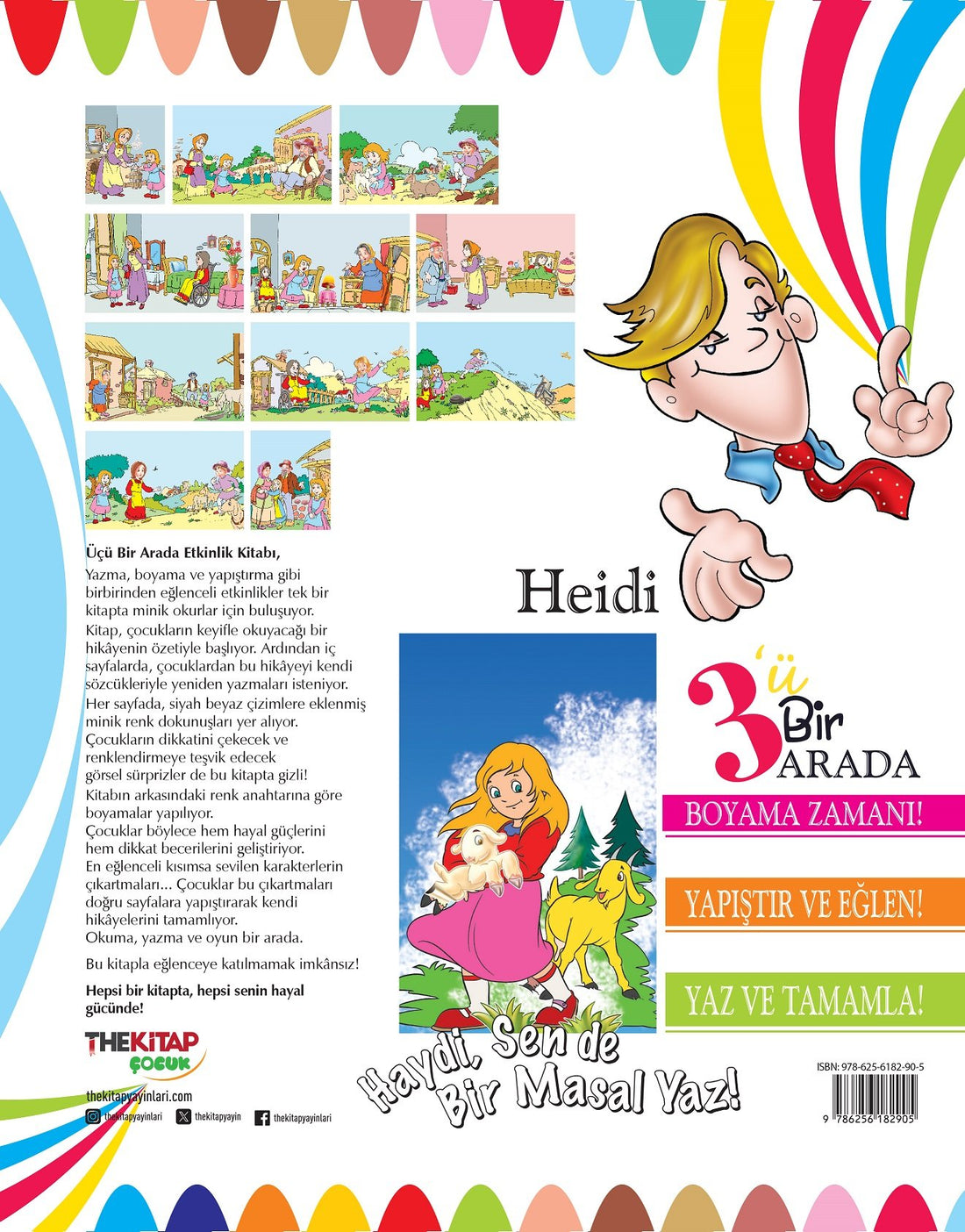 Heidi (Üçü Bir Arada Etkinlik Kitabı)