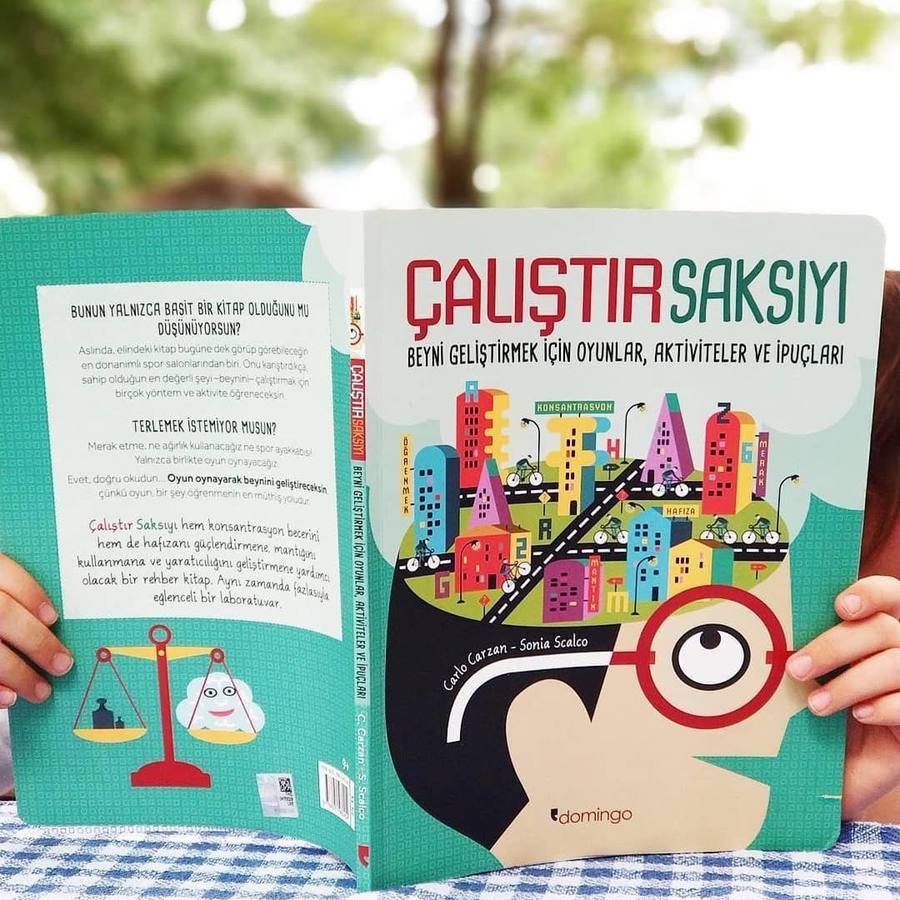 Çalıştır Saksıyı: Beyni Geliştirmek İçin Oyunlar, Aktiviteler ve İpuçları (Carlo Carzan, Sonia Scalco)