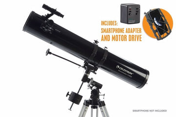 Celestron 22037 PowerSeeker 114EQ (Motor Drive ve Telefon Adaptörü)