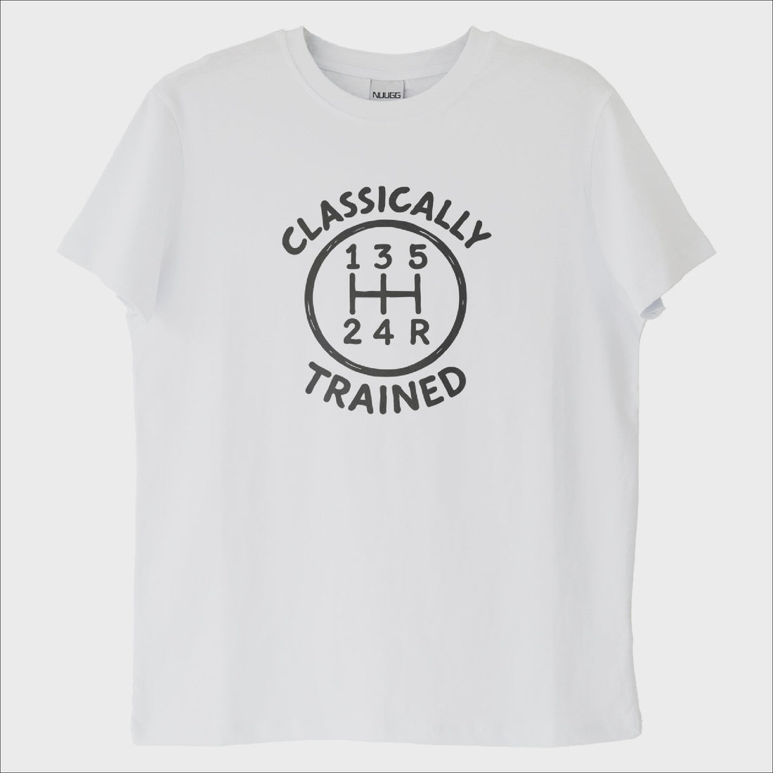 "Classically Trained 2": Düz Vites Sürücü T-Shirt