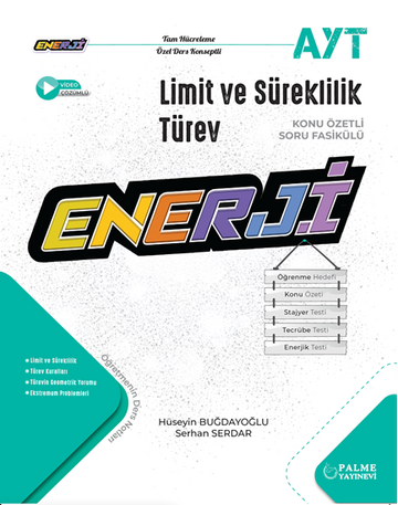 PALME YKS AYT ENERJİ LİMİT VE SÜREKLİLİK KONU ÖZETLİ SORU FASİKÜLÜ