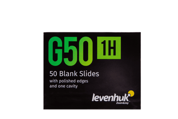 Levenhuk G50 1H Tek Boşluklu Boş Slaytlar, 50 adet