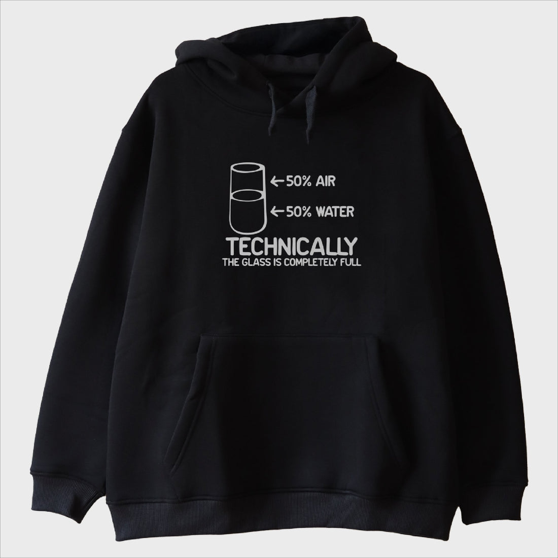 ''Technically Glass is Full'' Sweatshirt