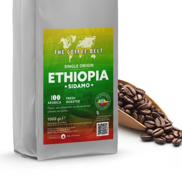 Ethiopia Sidamo GR.4 Yöresel Kahve 1000 gr.