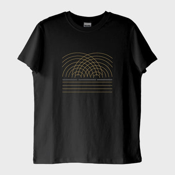 "Double Slit": Çift Yarık Deneyi T-Shirt
