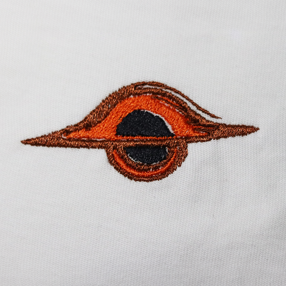 Blackhole: Karadelik T-Shirt (Nakış, %100 Pamuk)