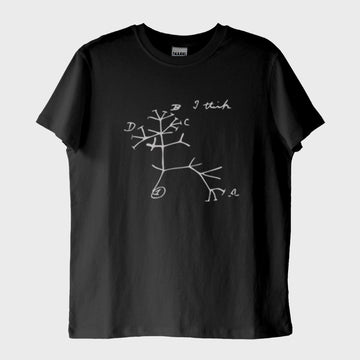 '' "I think...": Darwin'in Yaşam Ağacı'' T-Shirt